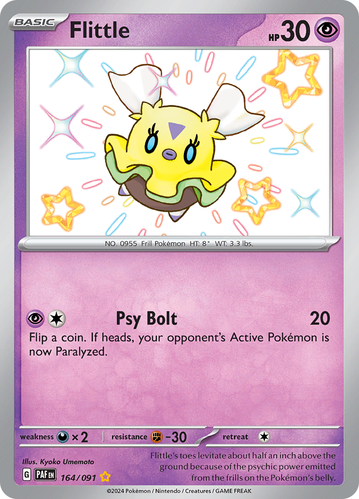 Flittie - #164/91 - Pokémon Scarlet & Violet - Paldean Fates
