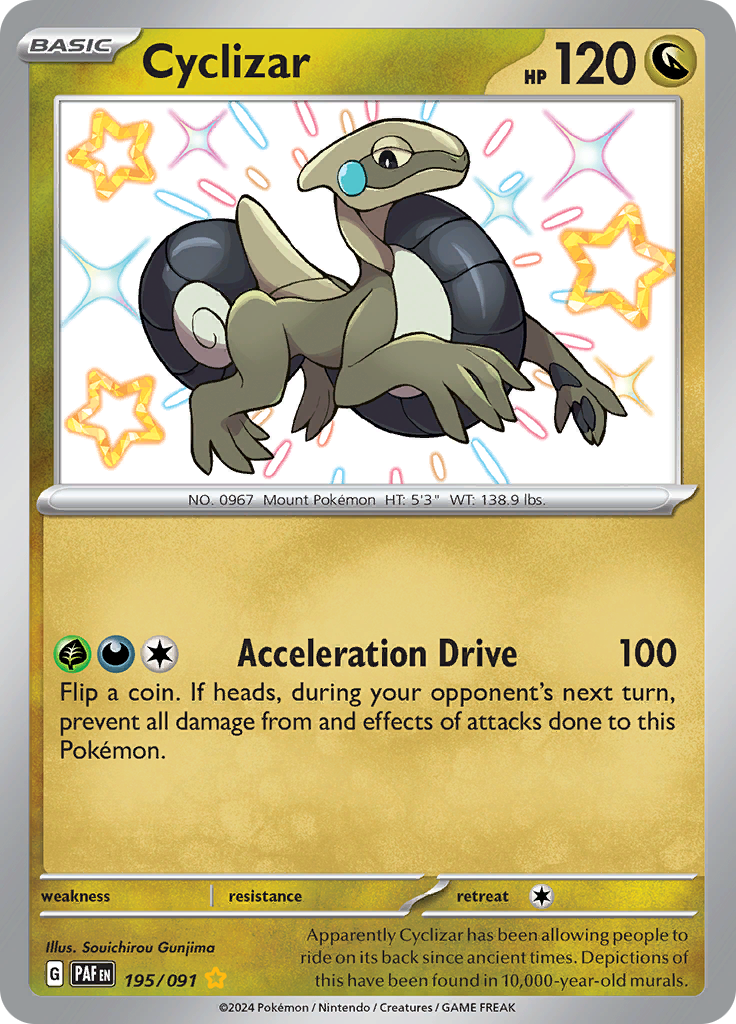 Cyclizar - #195/91 - Pokémon Scarlet & Violet - Paldean Fates