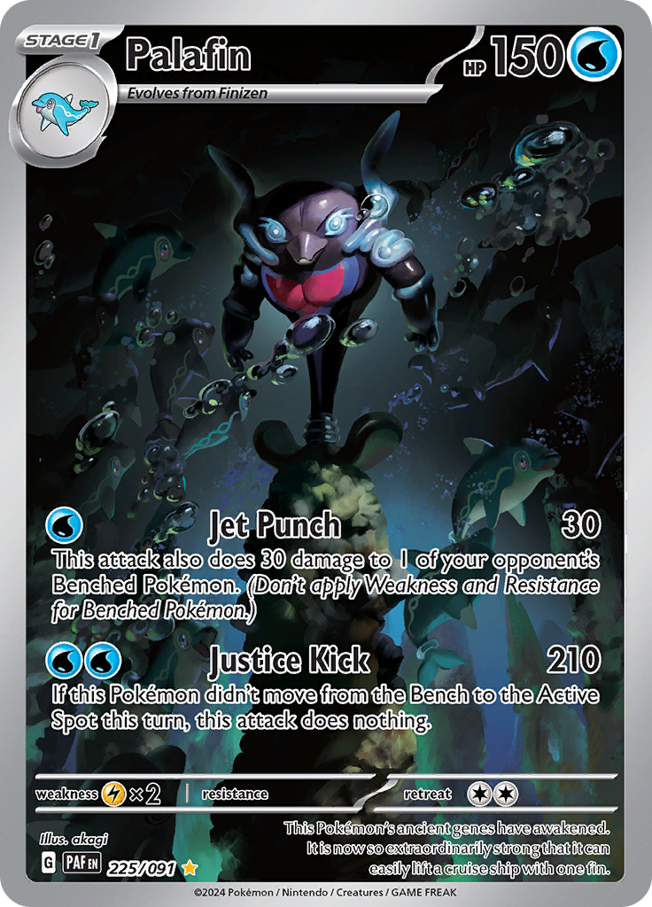 Palafin - #225/91 - Pokémon Scarlet & Violet - Paldean Fates