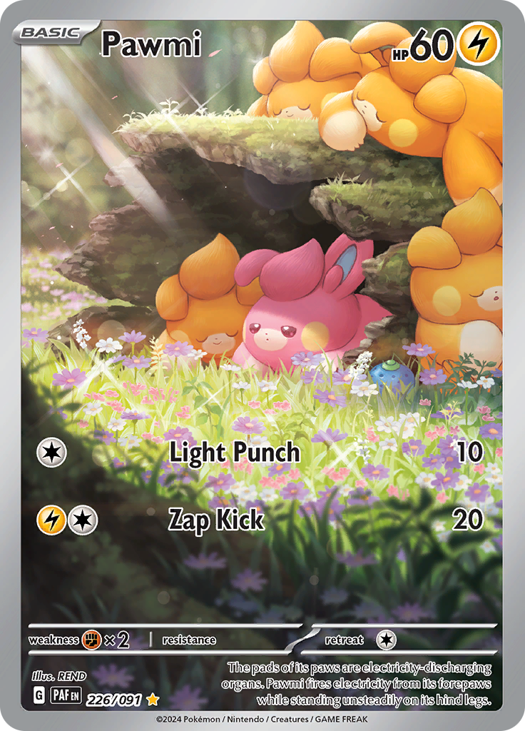 Pawmi - #226/91 - Pokémon Scarlet & Violet - Paldean Fates