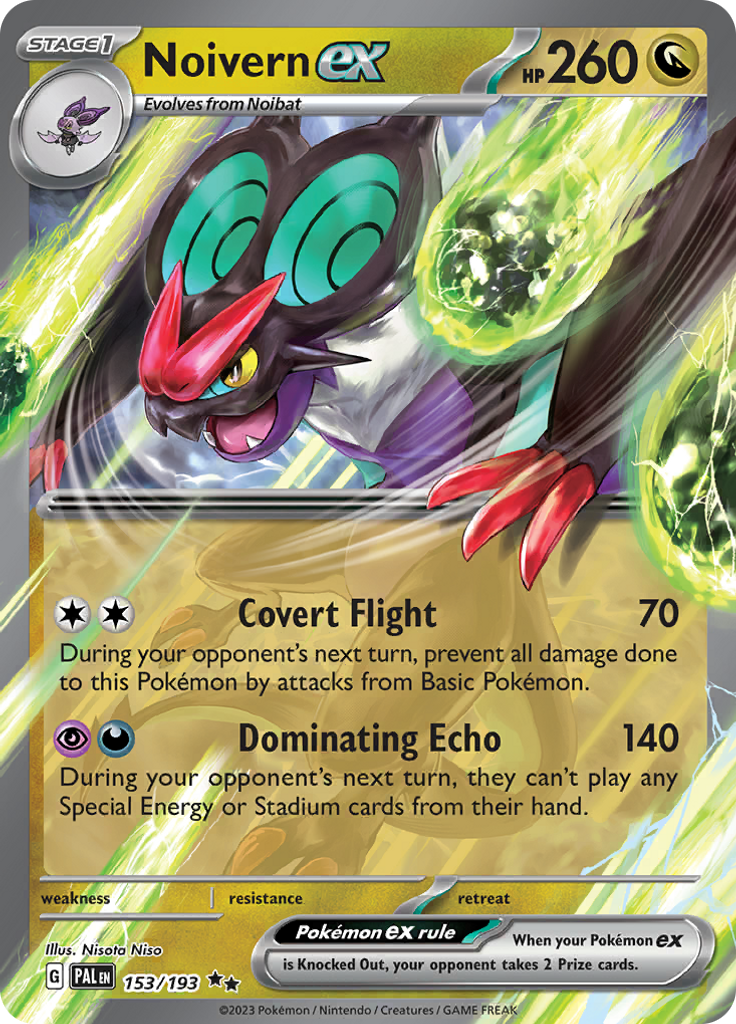 Noivern ex - #153/193 - Pokémon Scarlet & Violet - Paldea Evolved