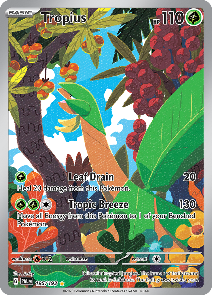 Tropius - #195/193 - Pokémon Scarlet & Violet - Paldea Evolved