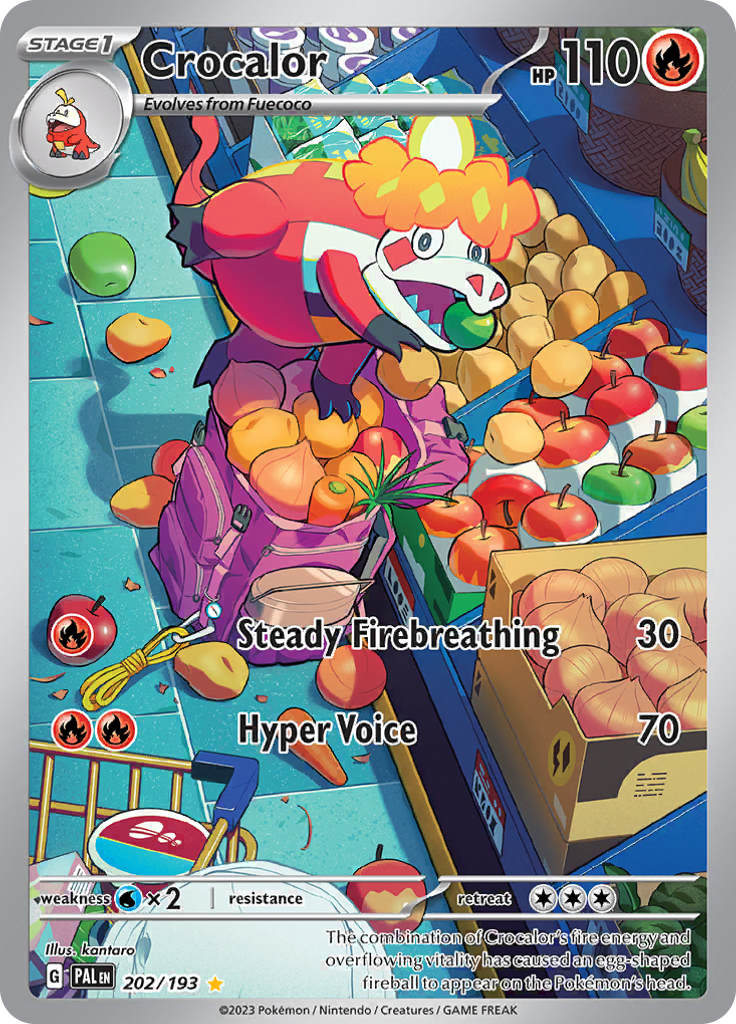 Crocalor - #202/193 - Pokémon Scarlet & Violet - Paldea Evolved
