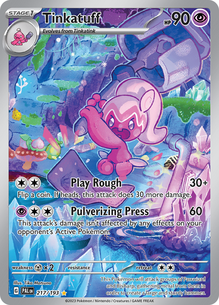 Tinkatuff - #217/193 - Pokémon Scarlet & Violet - Paldea Evolved