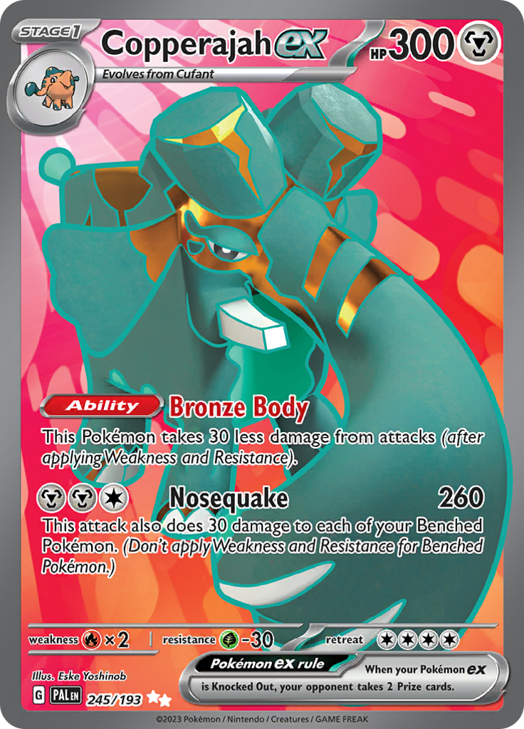 Copperajah ex - #245/193 - Pokémon Scarlet & Violet - Paldea Evolved