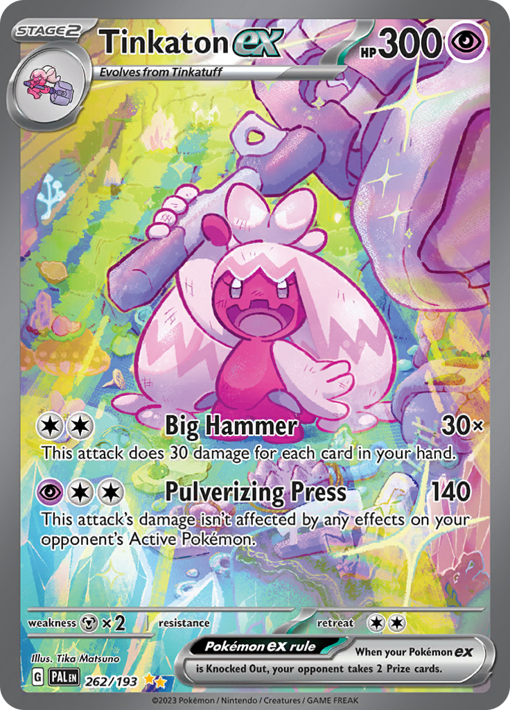 Tinkaton ex - #262/193 - Pokémon Scarlet & Violet - Paldea Evolved