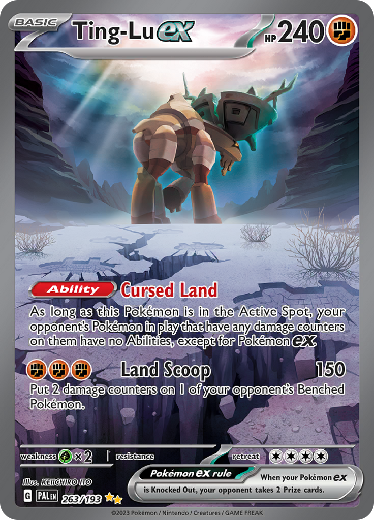 Ting-Lu ex - #263/193 - Pokémon Scarlet & Violet - Paldea Evolved
