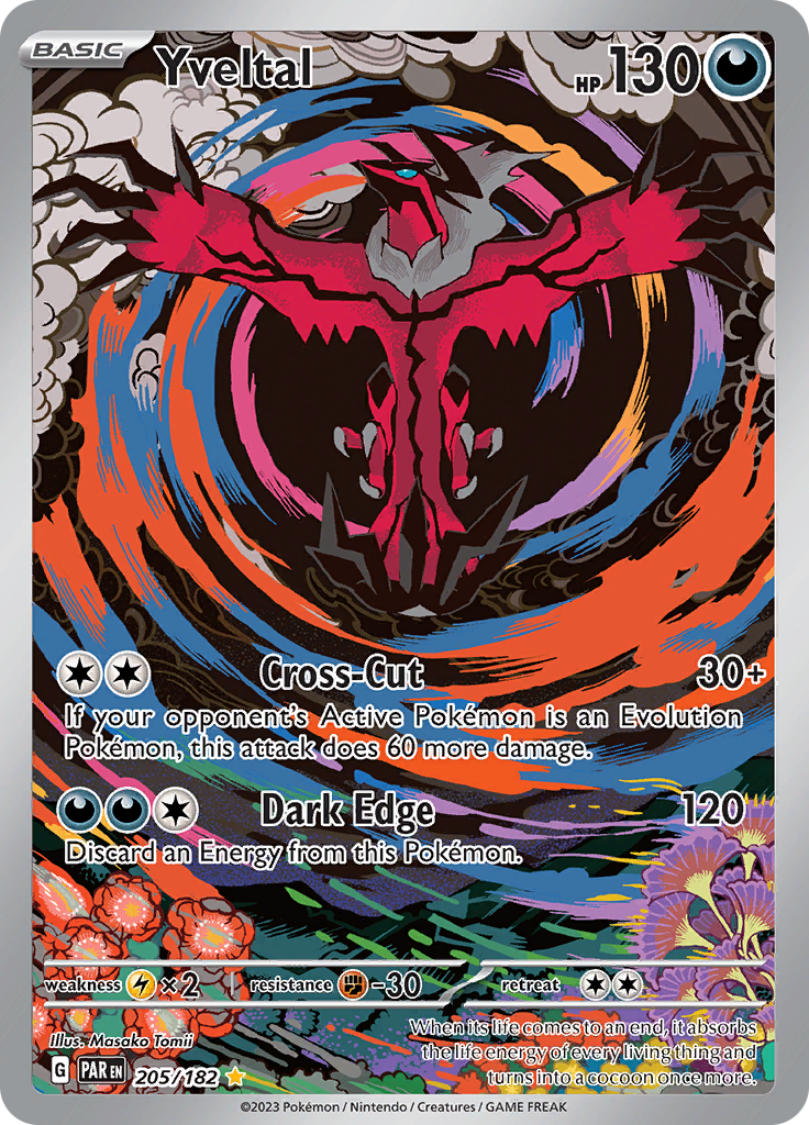 Yveltal - #205/182 - Pokémon Scarlet & Violet - Paradox Rift