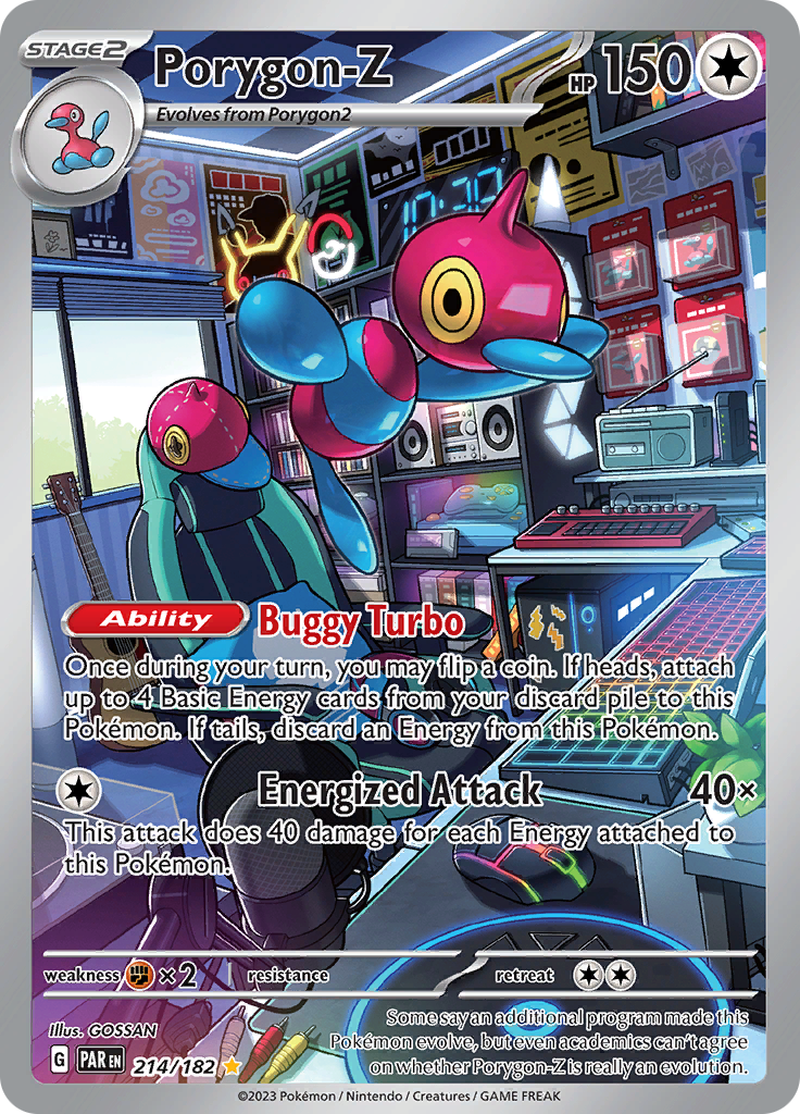 Porygon-Z - #214/182 - Pokémon Scarlet & Violet - Paradox Rift