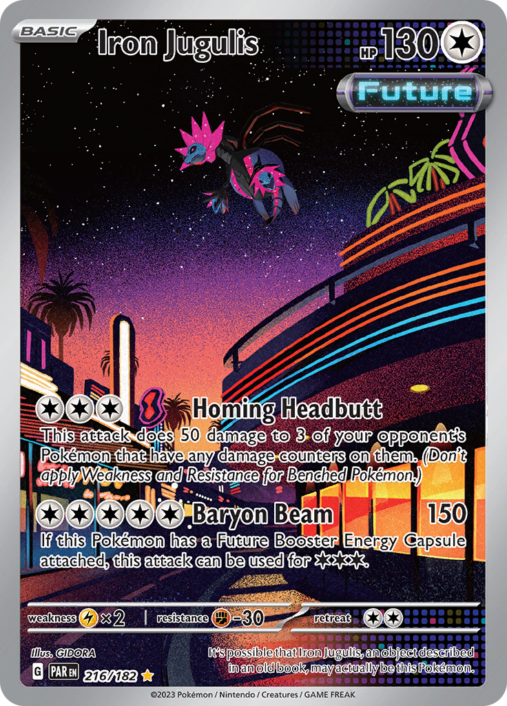 Iron Jugulis - #216/182 - Pokémon Scarlet & Violet - Paradox Rift