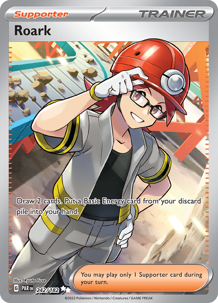 Roark - #242/182 - Pokémon Scarlet & Violet - Paradox Rift