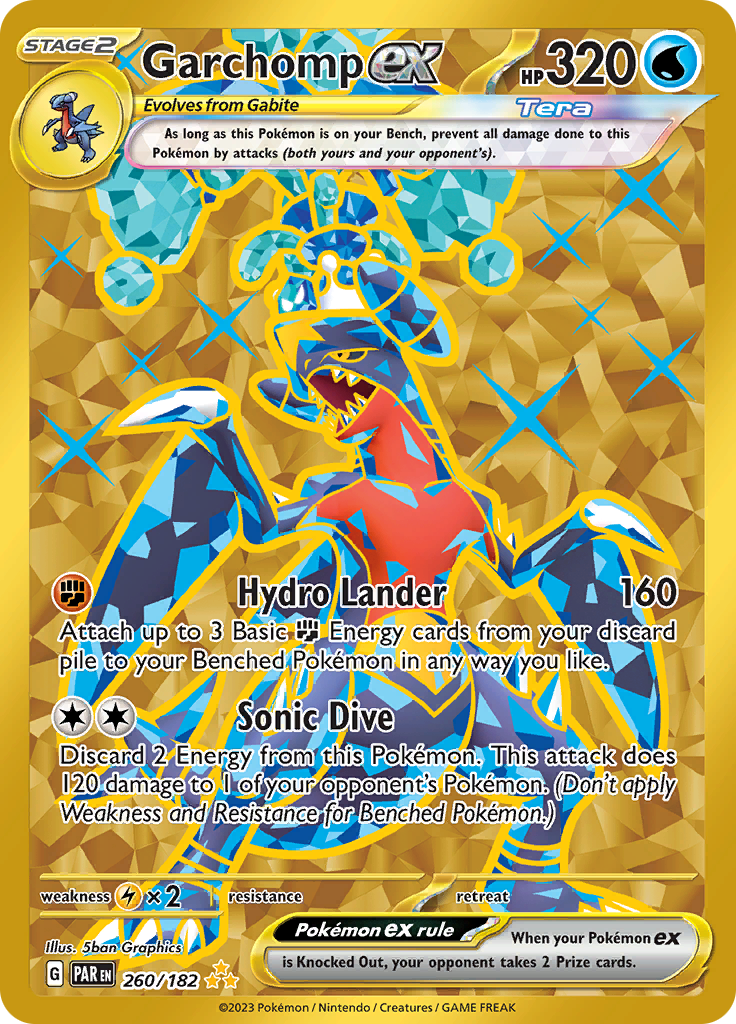 Garchop ex - #260/182 - Pokémon Scarlet & Violet - Paradox Rift