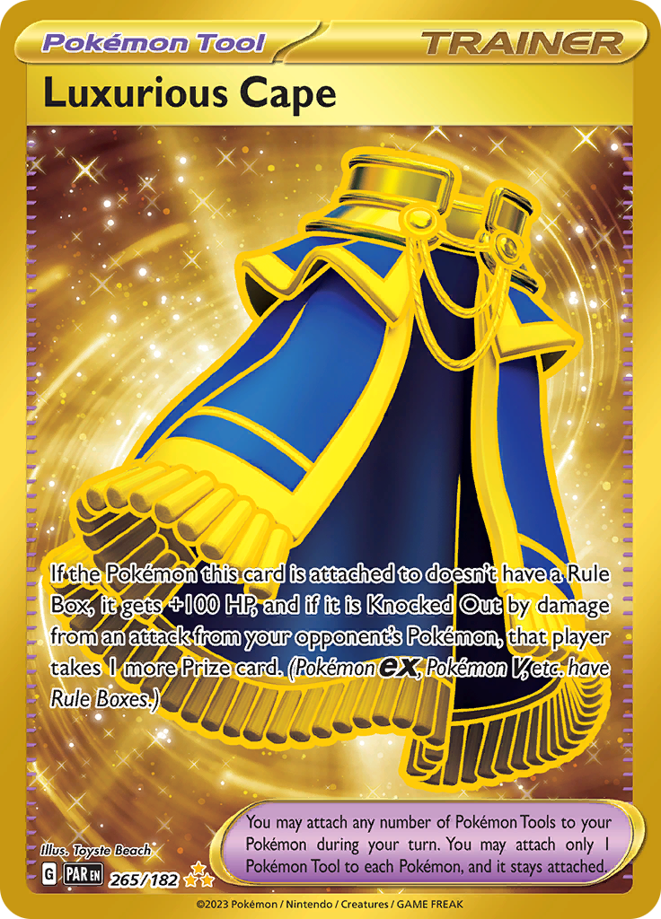 Luxurious Cape - #265/182 - Pokémon Scarlet & Violet - Paradox Rift