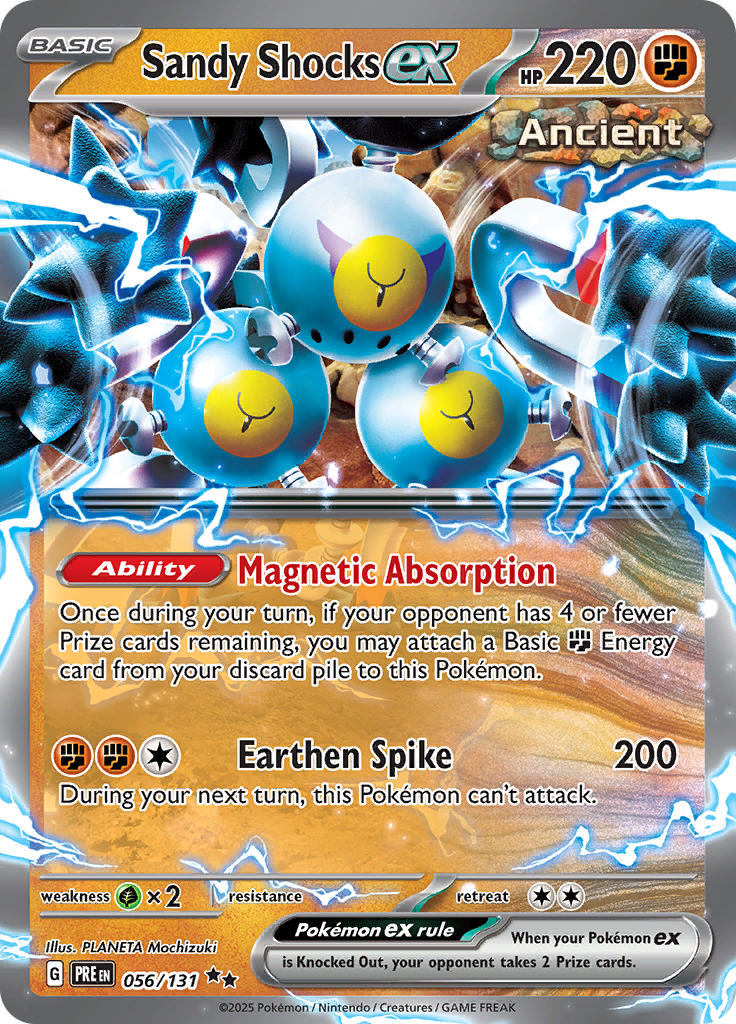 Sandy Shocks ex - #56/131 - Pokémon Scarlet & Violet - Prismatic Evolution