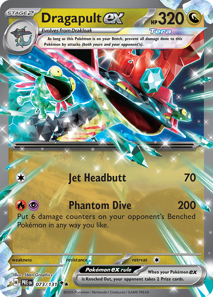 Dragapult ex - #73/131 - Pokémon Scarlet & Violet - Prismatic Evolution
