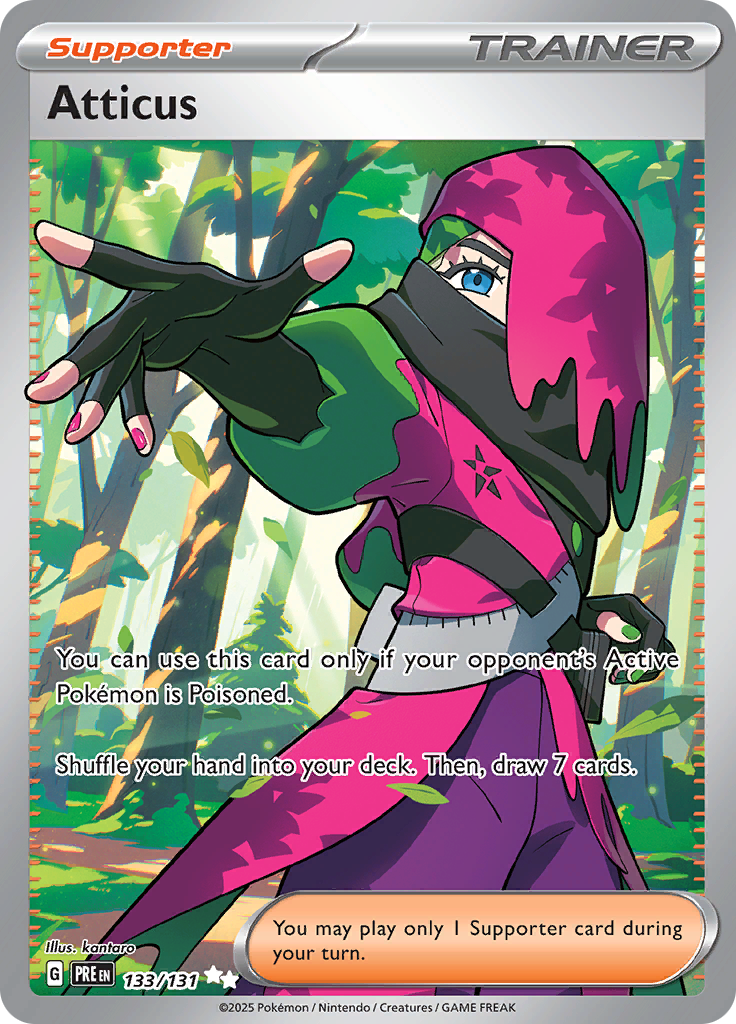 Atticus - #133/131 - Pokémon Scarlet & Violet - Prismatic Evolution