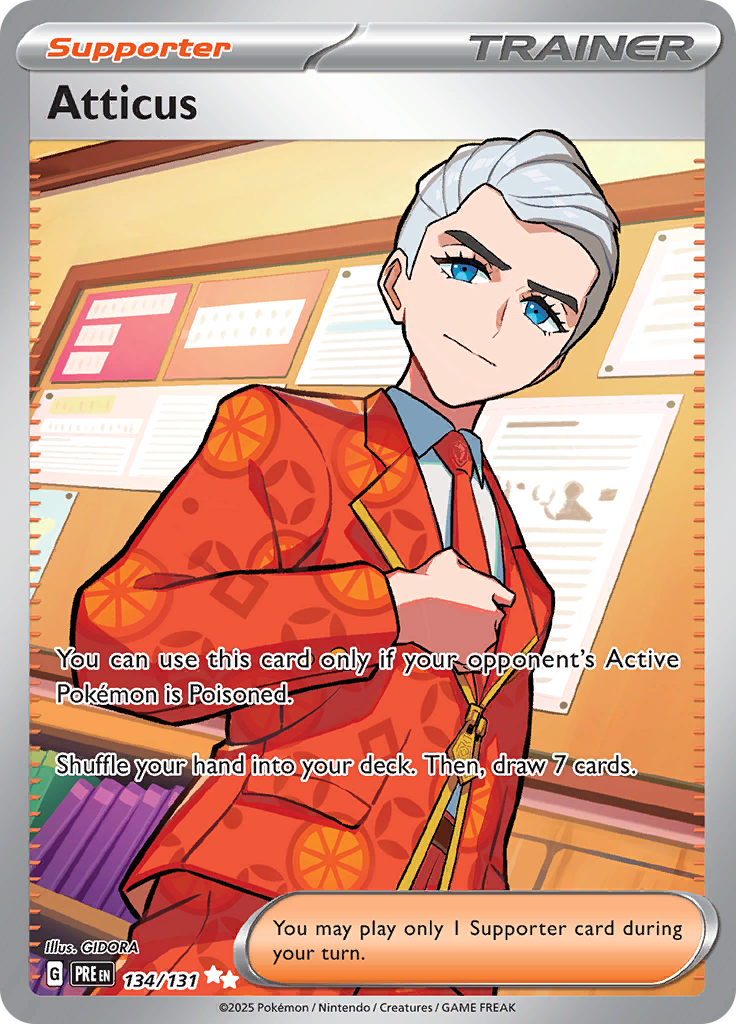 Atticus - #134/131 - Pokémon Scarlet & Violet - Prismatic Evolution