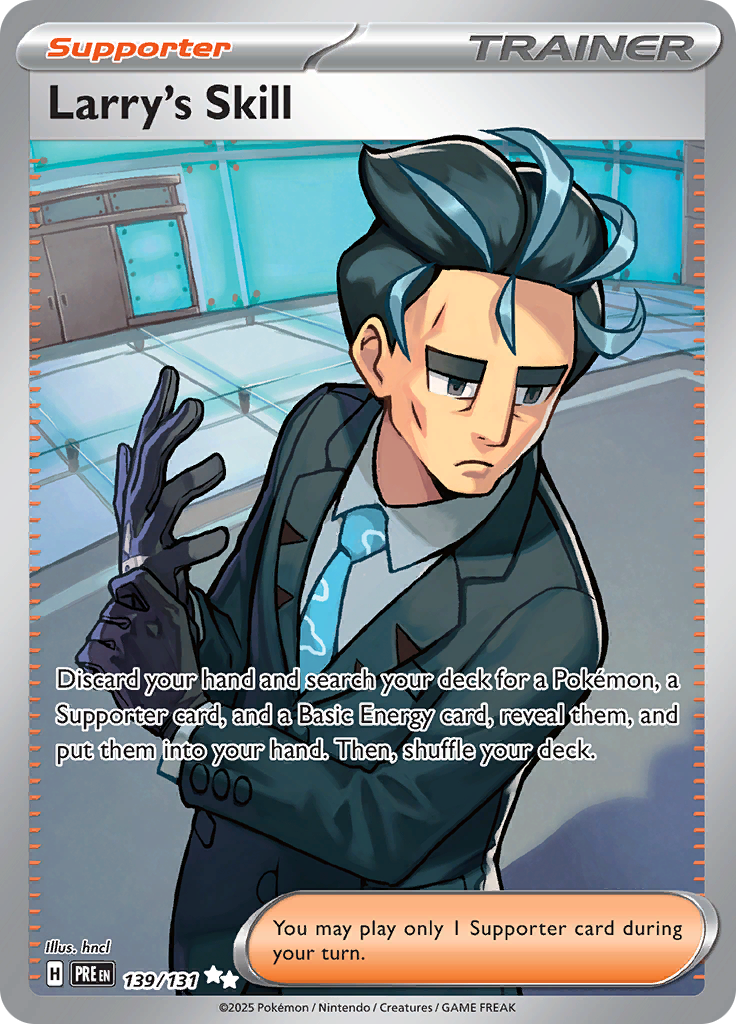 Larry's Skill - #139/131 - Pokémon Scarlet & Violet - Prismatic Evolution