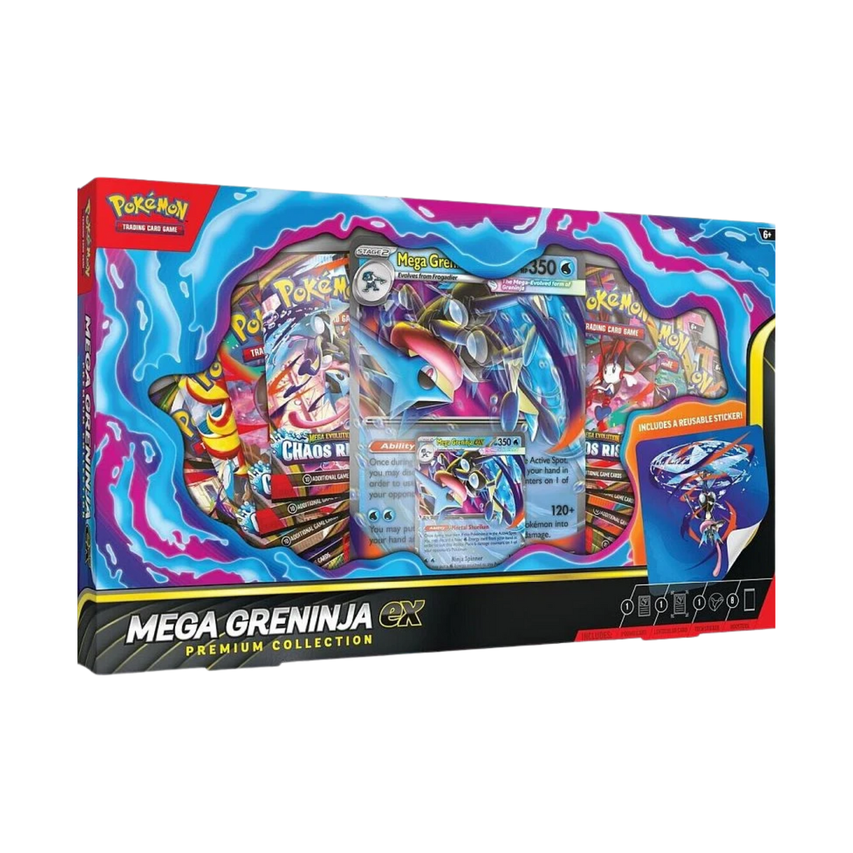 Pokémon TCG: Mega Greninja Ex Premium Collection Box