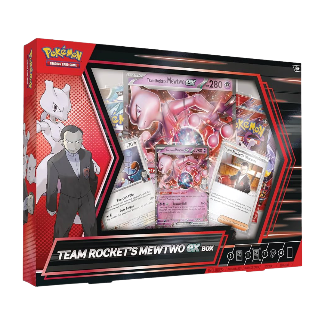Pokémon TCG: Team Rocket's Mewtwo Ex Collection Box