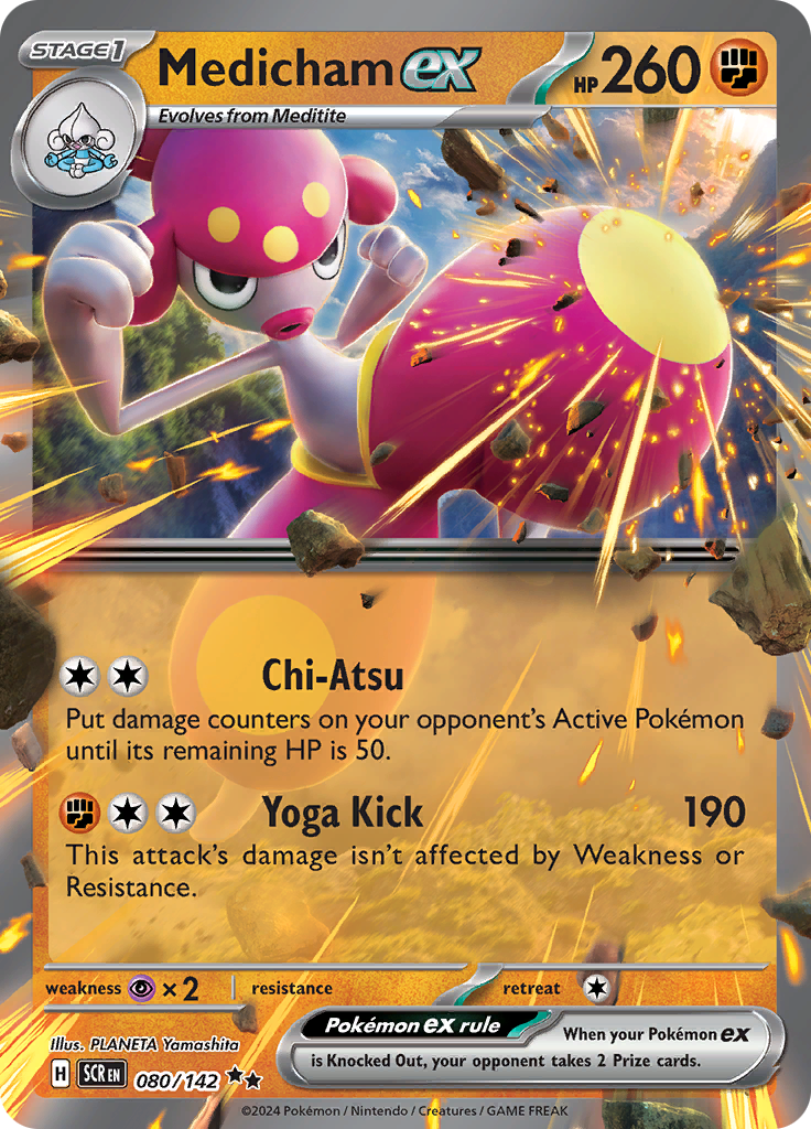 Medicham ex - #80/142 - Pokémon Scarlet & Violet - Stellar Crown