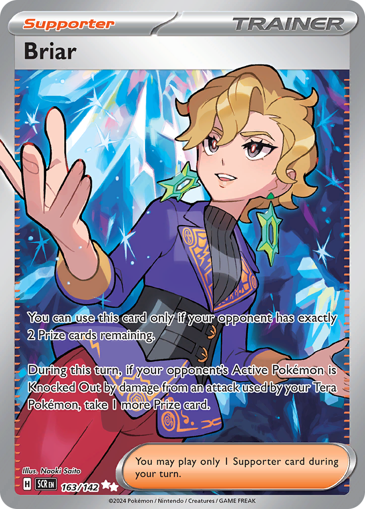 Briar - #163/142 - Pokémon Scarlet & Violet - Stellar Crown