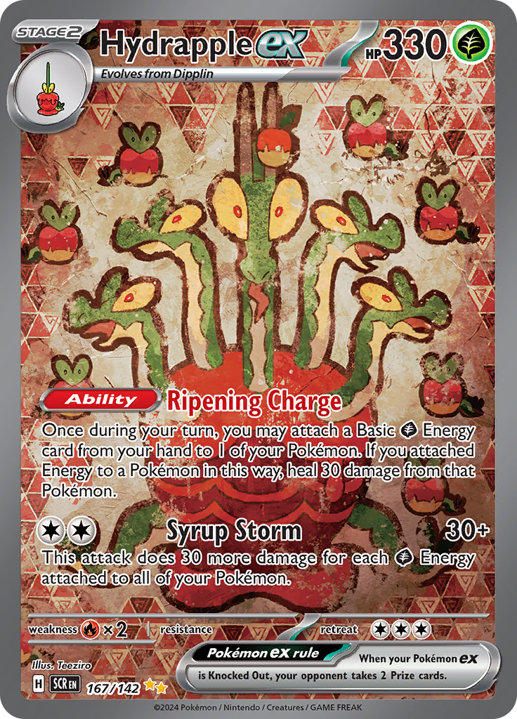 Hydrapple ex - #167/142 - Pokémon Scarlet & Violet - Stellar Crown