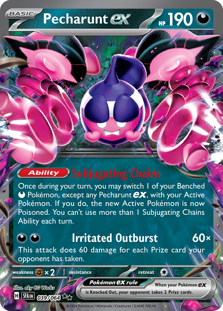 Pecharunt ex - #39/64 - Pokémon Scarlet & Violet - Shrouded Fable