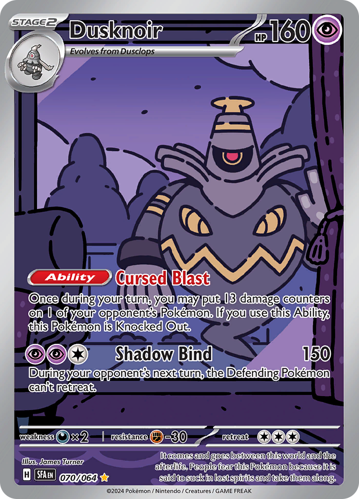 Dusknoir - #70/64 - Pokémon Scarlet & Violet - Shrouded Fable