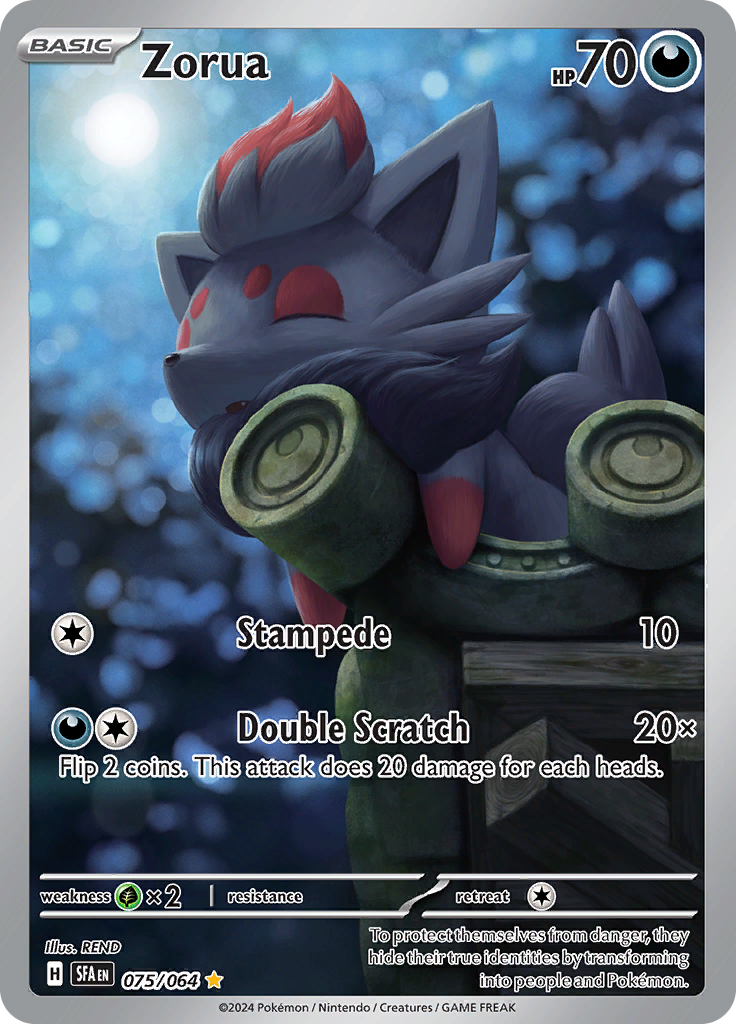 Zorua - #75/64 - Pokémon Scarlet & Violet - Shrouded Fable