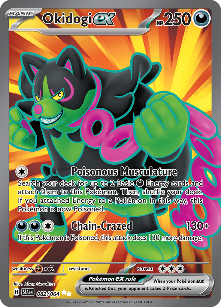Okidogi ex - #82/64 - Pokémon Scarlet & Violet - Shrouded Fable