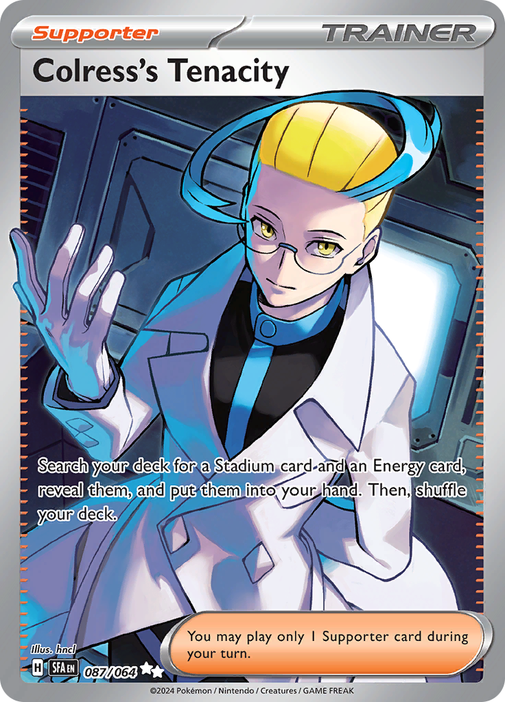 Colress's Tenacity - #857/64 - Pokémon Scarlet & Violet - Shrouded Fable