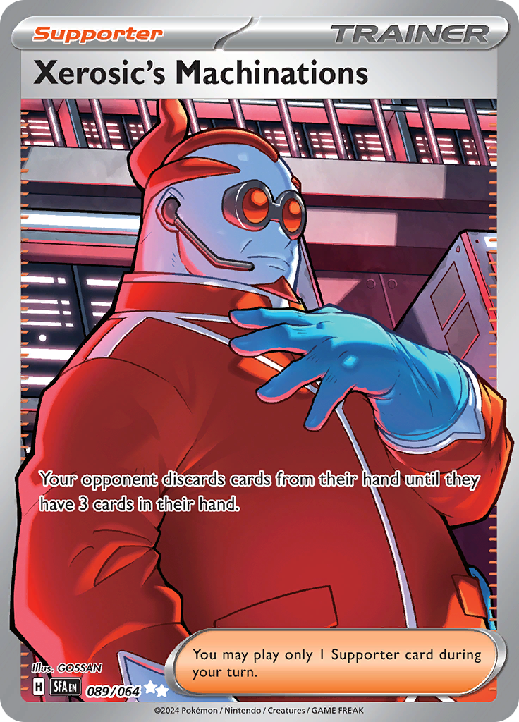Xerosic's Machinations - #89/64 - Pokémon Scarlet & Violet - Shrouded Fable