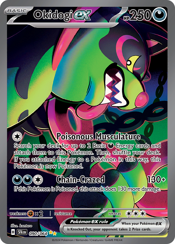 Okidogi ex - #90/64 - Pokémon Scarlet & Violet - Shrouded Fable