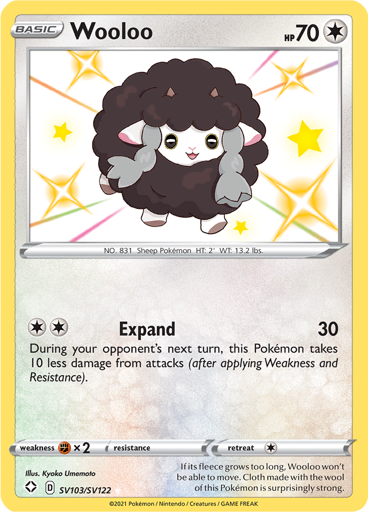 Wooloo - #SV103/SV122 - Pokémon Sword & Shield - Shining Fates