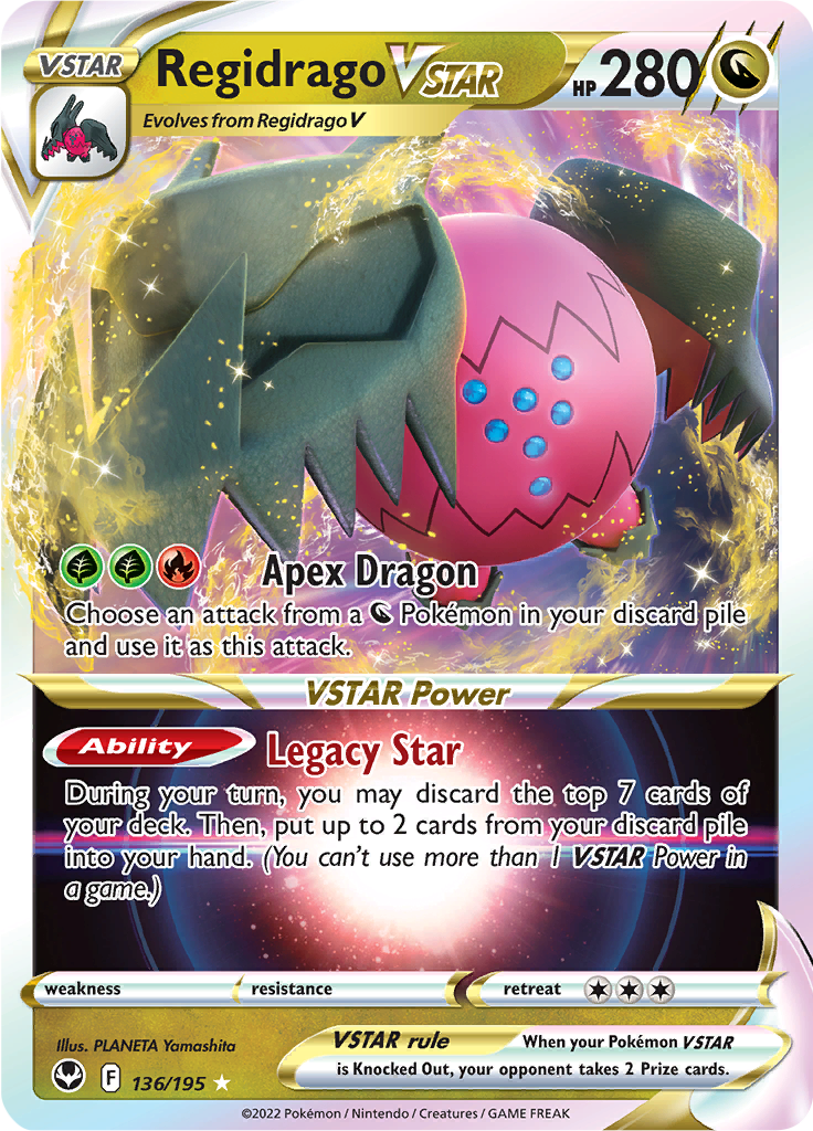 Regidrago VSTAR - #136/195 - Pokémon Sword & Shield - Silver Tempest