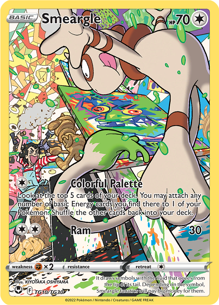 Smeargle - #TG10/TG30 - Pokémon Sword & Shield - Silver Tempest