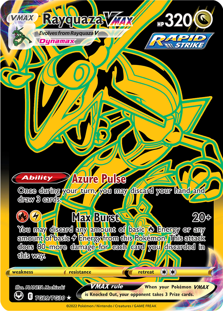 Rayquaza VMAX - #TG29/TG30 - Pokémon Sword & Shield - Silver Tempest