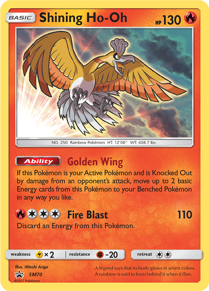 Shining Ho-Oh - #SM70 - Sun & Moon - Promo