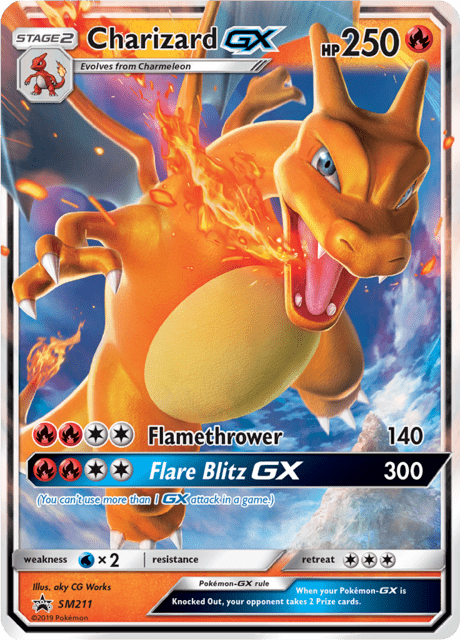 Charizard GX - #SM211 - Pokémon Sun & Moon - Promo