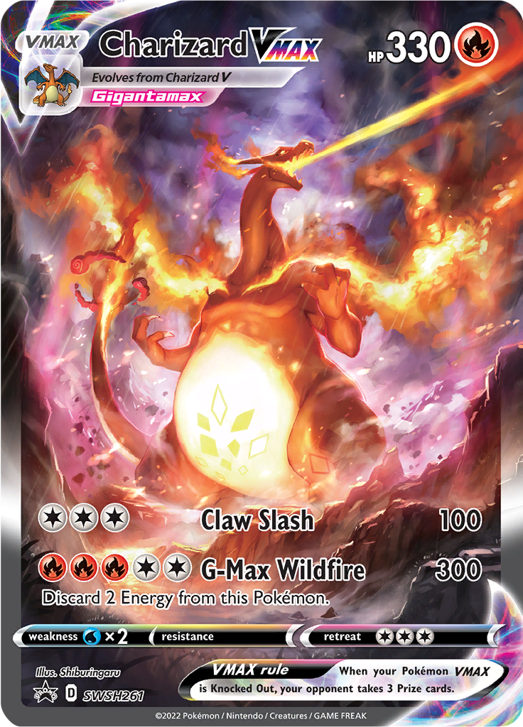 Charizard VMAX - #SWSH261 - Pokémon Sword & Shield - Promo