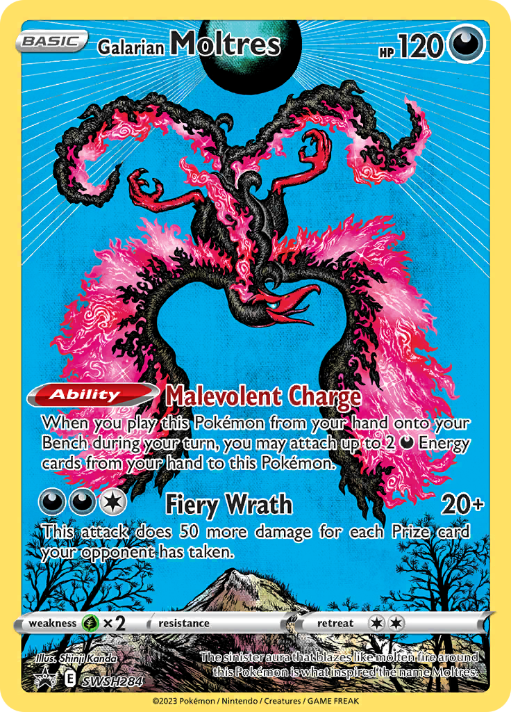 Galarian Moltres - #SWSH284 - Pokémon Sword & Shield - Promo