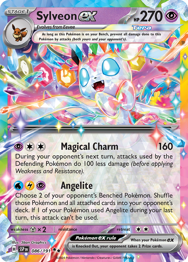 Sylveon ex - #86/191 - Pokémon Scarlet & Violet - Surging Sparks