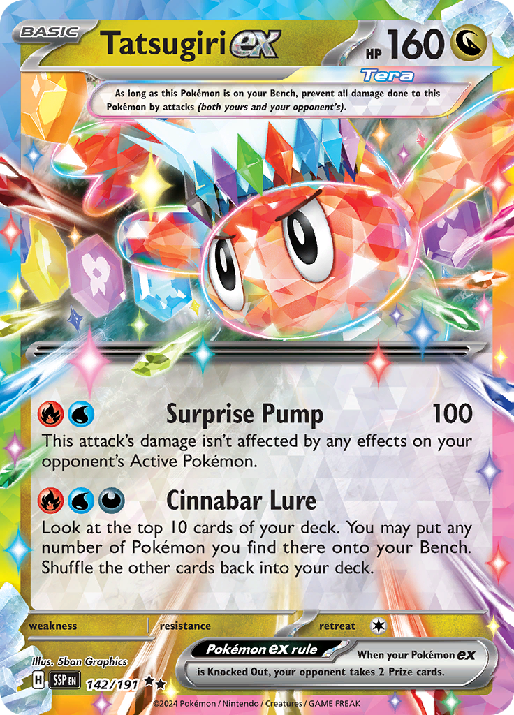 Tatsugiri ex - #142/191 - Pokémon Scarlet & Violet - Surging Sparks
