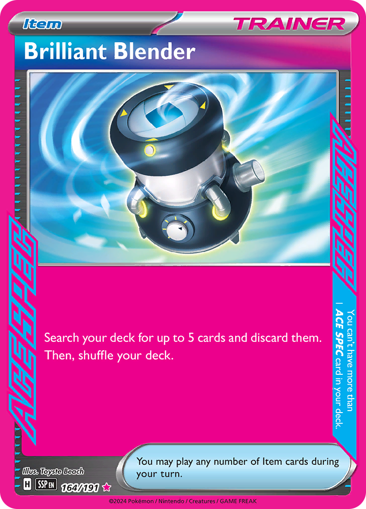 Brilliant Blender - #164/191 - Pokémon Scarlet & Violet - Surging Sparks