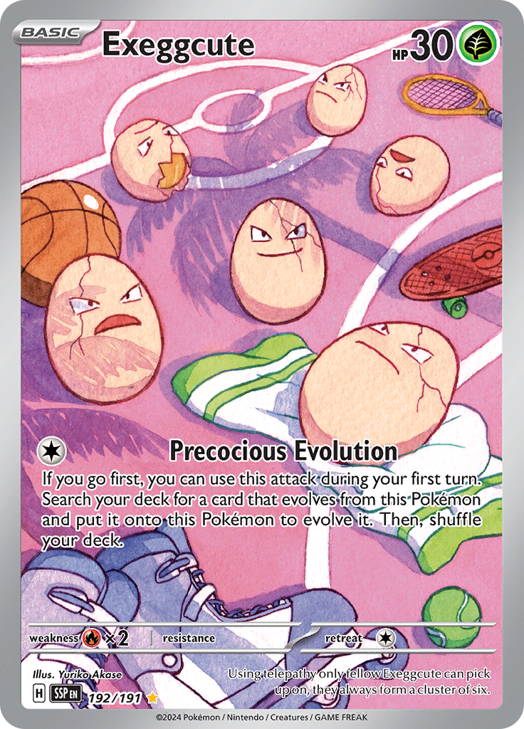 Exeggcute - #192/191 - Pokémon Scarlet & Violet - Surging Sparks