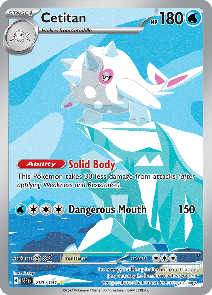 Cetitan - #201/191 - Pokémon Scarlet & Violet - Surging Sparks