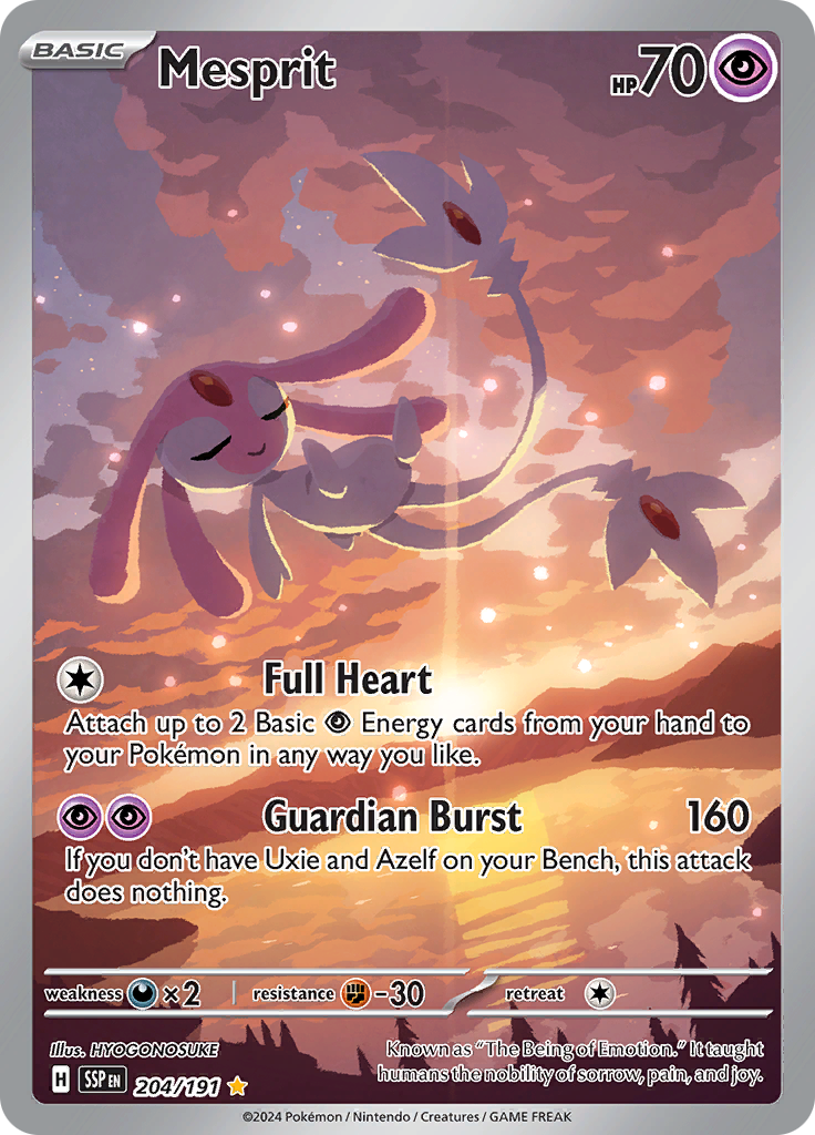 Mesprit - #204/191 - Pokémon Scarlet & Violet - Surging Sparks