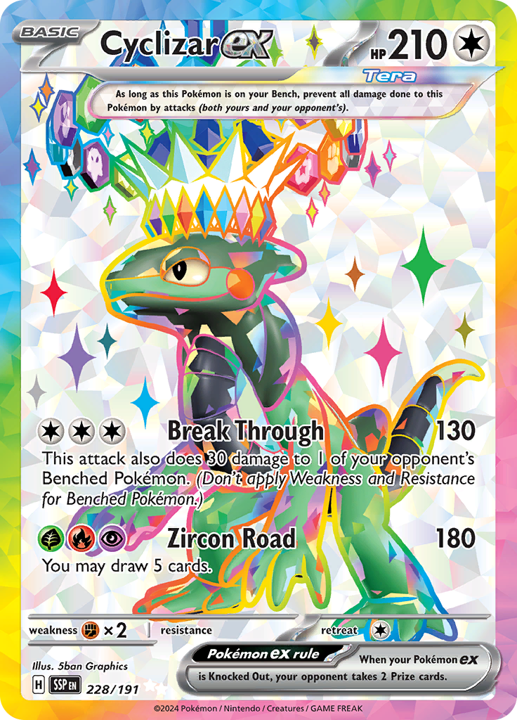 Cyclizar ex - #228/191 - Pokémon Scarlet & Violet - Surging Sparks