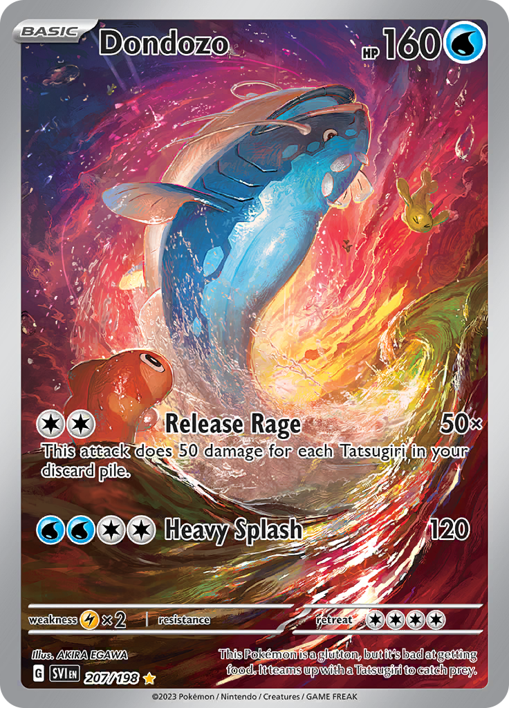 Dondozo - #207/198 - Pokémon Scarlet & Violet - Scarlet & Violet